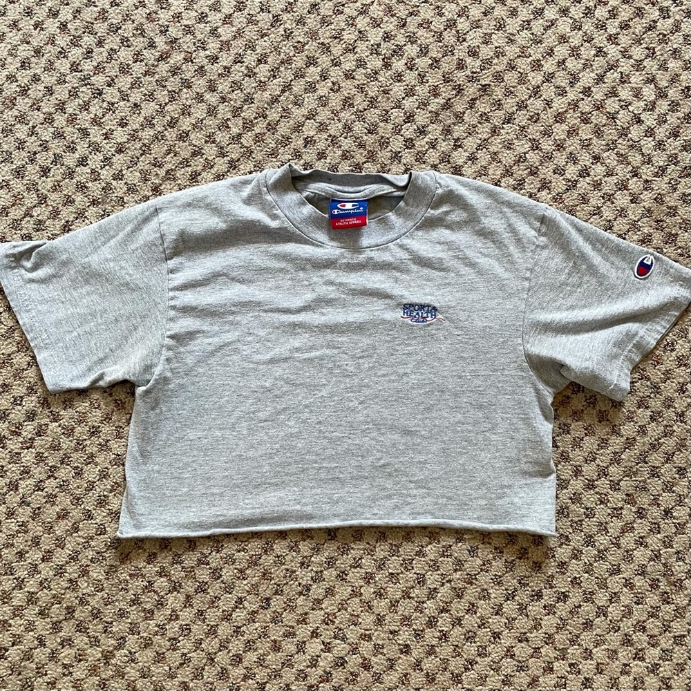 Vintage 80s sport & health crop top